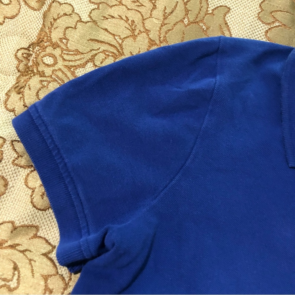 Top Lot of 2, Liz Claiborne polo crop blue AND off-shoulder crop ivory, Size S/M - Picture 12 of 14